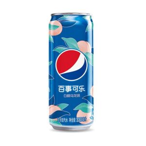 PEPSI SOFT DRINK WHITE PEACH OOLONG