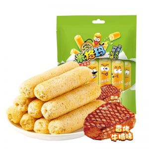 XFJ ARTIFICIAL STEAK FLAVOR RICE BAR