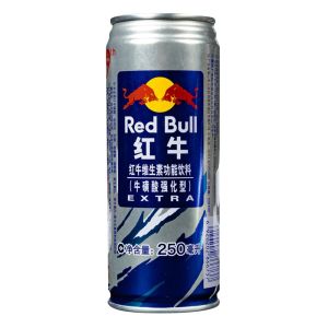 REDBULL TAURINE BLUE CAN VITAMIN ENERGY DRINK
