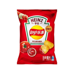 LAYS CHIPS HEINZ TOMATO KETCHUP