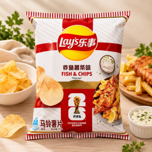 LAY'S CHIPS FISH & CHIPS WORLD FALVOR CUP LIMITED