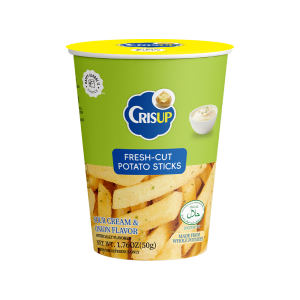 CRISUP POTATO STICKS SOUR CREAM & ONION
