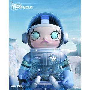 Popmart Mega Space Molly 1000％ Glacier Pop Mart Mega Space Molly Glacier 1000% - US
