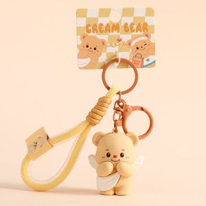 WAN NIAN QING BEAR KEYCHAIN PINK/YELLOW CNWNQ-1-3 CNWNQ-1-5