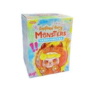JOTOYS QKID EMOTIONAL HAIRY MONSTERS SERIES PLUSH BLIND BOX
