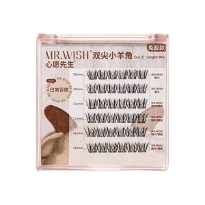 MR.WISH EYELASH GLUE-FREE LAMB HORN FALSE
