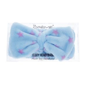TCS TEDDY PLUSH SPA HEAD BAND PINK STAR