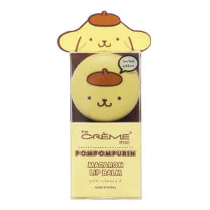 TCS POMPOMPURIN MACARON LIP BALM CARAMEL