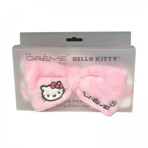 TCS HELLO KITTY PLUSH SPA HEADBAND PINK 
