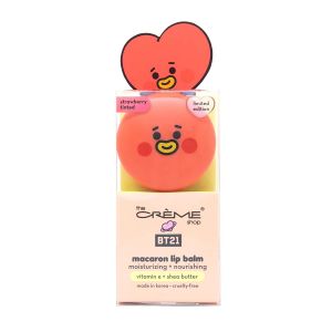 BT21 BABY MARCARON LIP BALM TATA STRAWBE