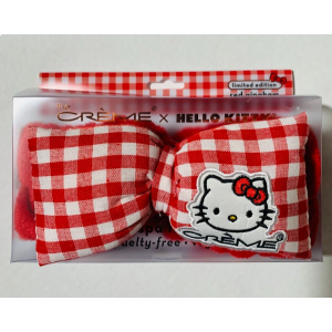 TCS SANRIO HK PLUSH SPA HEADBAND RED GIN