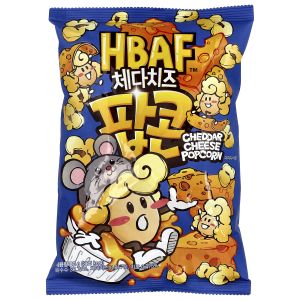 HBAF CHEDDAR CHEESE FLAVOR POPCORN