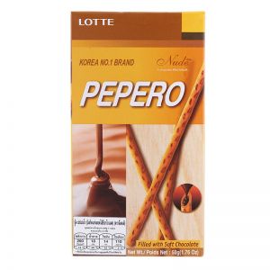 LOTTE Pepero Biscuit Sticks, Nude 50g