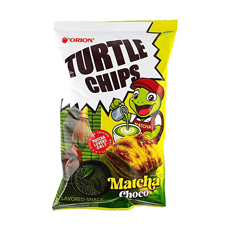 ORION TURTLE CHIPS MATCHA CHOCO 
