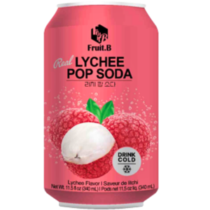 FRUIT B LYCHEE POP SODA