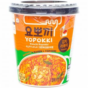韩国YOPOKKI 泡菜味拉面炒年糕 杯装 145G