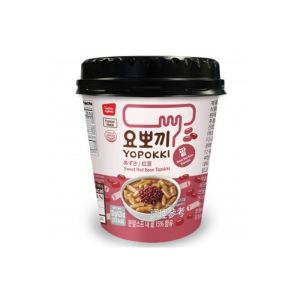 YOPOKKI SWEET RED BEAN TOPOKKI RICE CAKE CUP 120G