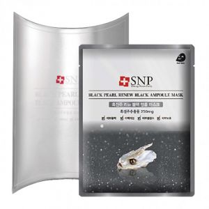 SNP Black Pearl Renew Black Ampoule Mask 10sheets