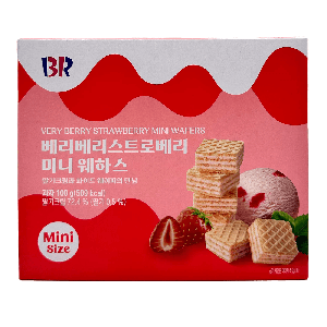 BR VERY BERRY STRAWBERRY MINI WAFERS