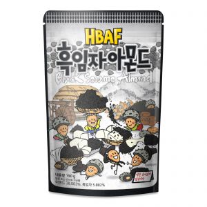 韩国汤姆农场 黑芝麻味扁桃仁 190G