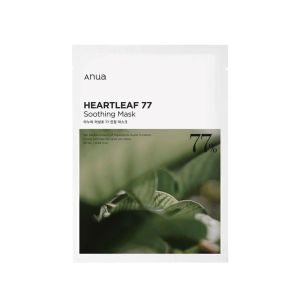 AUNA HEARTLEAF 77% SOOTHING SHEET MASK