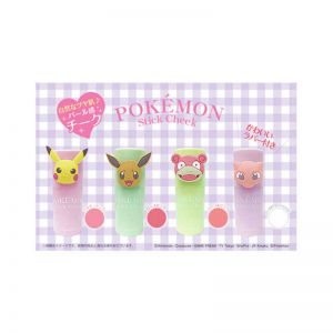 POKEMON STICK CHEEK YADON CORAL PINK