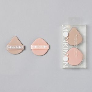 MONKIMON TRI & T-D MAKEUP CUSHION PUFF DUO MM-0011