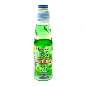 日本KIMURA 弹珠汽水 哈密瓜味 200ML