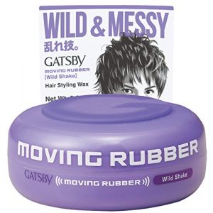 日本杰士派gatsby头发塑型造型发蜡/发泥/80G 紫色线条蓬松感