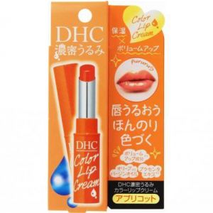 日本DHC蝶翠诗 润唇膏淡彩变色唇膏有色口红 保湿滋润护唇 杏橘色 1.5g