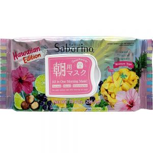 日本BCL Saborino夏威夷限定系列保湿型早安面膜 28枚入 甜热带水果箱香