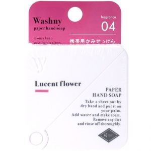 WASHNY PAPER HAND SOAP (LUCENT FLOWER)