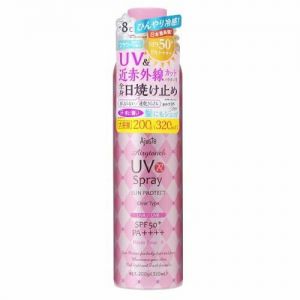 日本AJUSTE清透型UV对策冷感速干全身防晒喷雾 200g 微香花香