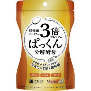 日本SVELTY Pakkun 3倍加强型糖分分解酵母 56粒 
