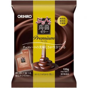 日本ORIHIRO 蒟蒻低卡果冻 巧克力味 6枚*20克
