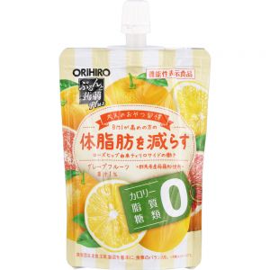 日本ORIHIRO 蒟蒻果冻自立袋 葡萄柚味 130克