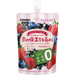 日本ORIHIRO 蒟蒻果冻自立袋 混合浆果味 130克