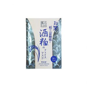 日本美人豆腐大米和三盆糖蜜酒粕无添加面膜 25ml 一枚入