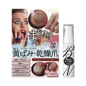 日本MOKOMOKO泡沫重曹擦拭型去顽固色素防干燥护甲剂 30g 玫瑰香