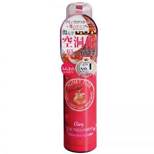 日本HONEY PLUS蜂蜜保湿损伤修护发乳 100ml 苹果蜂蜜玫瑰香 两款选