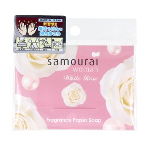 SPR SAMOURAI WOMAN WHITE ROSE PAPER SOAP