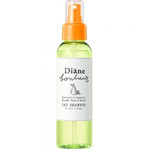 日本Diane清新去汗臭发粘香氛干洗洗发水喷雾 120ml 鲜梨薄荷香