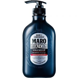 日本本土MARO3D摩隆丰盈蓬松显发量去屑无硅油男士香波洗发水
