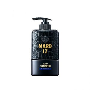 日本MARO/摩隆17 胶原蛋白无硅油黑发密发丰盈洗发水洗发露350ml