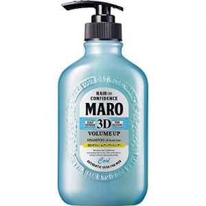 日本MARO男士3D浓密清爽头皮凉感洗发水 400ml