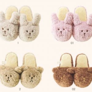 日本CRAFTHOLIC Stuffed Craft Curly系列拖鞋 一双入 多款选