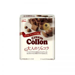 日本GLICO格力高 巧克力奶油夹心蛋卷 48G