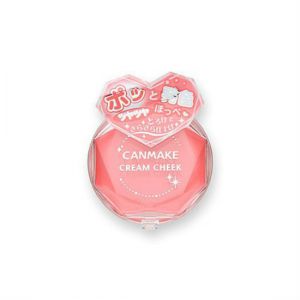 日本CANMAKE井田制药 水润持久修容单色霜状腮红膏 07珊瑚橙 2.3g