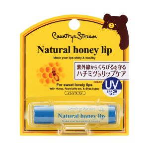 日本井田Country&Stream honey lip蜂蜜UV防晒润唇膏