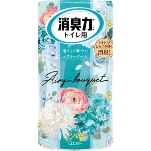 日本ST小鸡仔消臭力卫生间用除异味空气清新剂 400ml 轻柔花束香